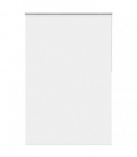 vidaXL Roller Blind Blackout White 160x230 cm Fabric Width 156.6 cm Polyester