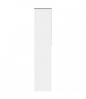 vidaXL Roller Blind Blackout White 50x210 cm Fabric Width 45.7 cm Polyester
