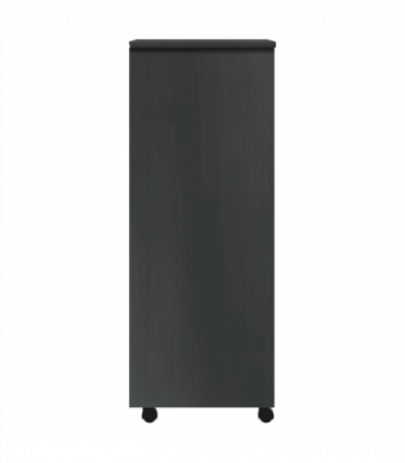 vidaXL Rolling Cabinet with Drawers MOSS Grey Solid Wood Pine