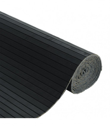 vidaXL Room Divider Black 165x600 cm Bamboo