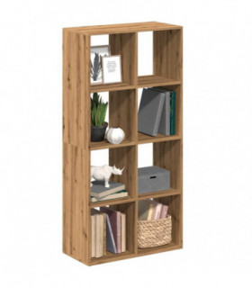 vidaXL Room Divider Bookcase Artisan Oak 69.5x29x137.5 cm Engineered Wood