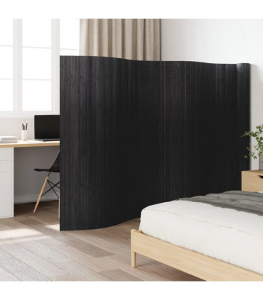 vidaXL Room Divider Grey 165x800 cm Bamboo