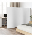 vidaXL Room Divider White 165x600 cm Bamboo