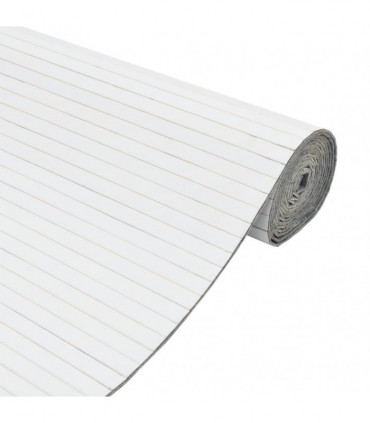 vidaXL Room Divider White 165x600 cm Bamboo