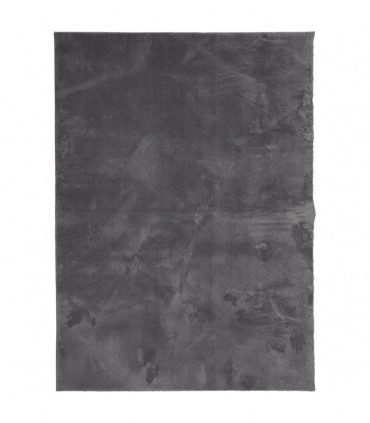 vidaXL Rug HUARTE Short Pile Soft and Washable Anthracite 160x230 cm