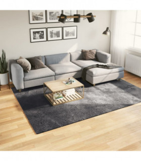 vidaXL Rug HUARTE Short Pile Soft and Washable Anthracite 200x280 cm