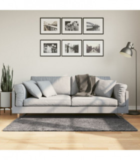 vidaXL Rug HUARTE Short Pile Soft and Washable Anthracite 80x150 cm
