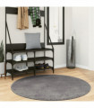 vidaXL Rug HUARTE Short Pile Soft and Washable Anthracite Ø 120 cm