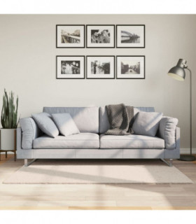 vidaXL Rug HUARTE Short Pile Soft and Washable Beige 80x150 cm