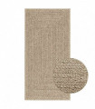 vidaXL Rug ZIZUR Beige 60x110 cm Jute Look Indoor and Outdoor