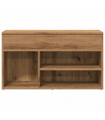 vidaXL Shoe Bench Artisan Oak 80x30x45 cm Engineered Wood