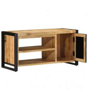 vidaXL Shoe Bench Brown 100 x 40 x 50 cm Solid Mango wood