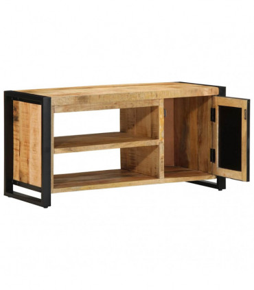 vidaXL Shoe Bench Brown 100 x 40 x 50 cm Solid Mango wood