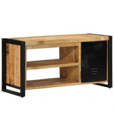 vidaXL Shoe Bench Brown 100 x 40 x 50 cm Solid Mango wood