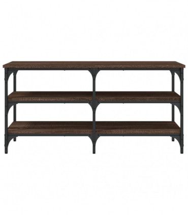 vidaXL Shoe Bench Brown Oak 100x38.5x49 cm Engineered Wood