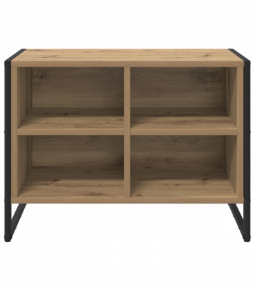 vidaXL Shoe Cabinet Artisian Oak 60 x 35 x 44 cm Engineered Wood