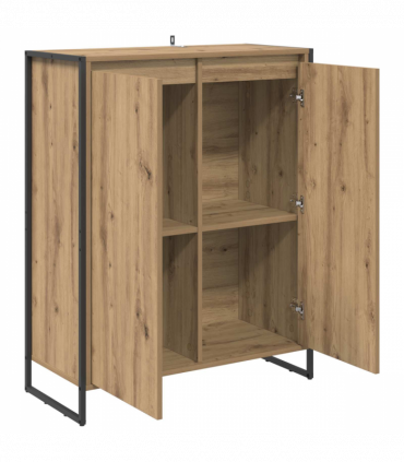 vidaXL Shoe Cabinet Artisian Oak 79 x 36 x 100 cm Engineered Wood