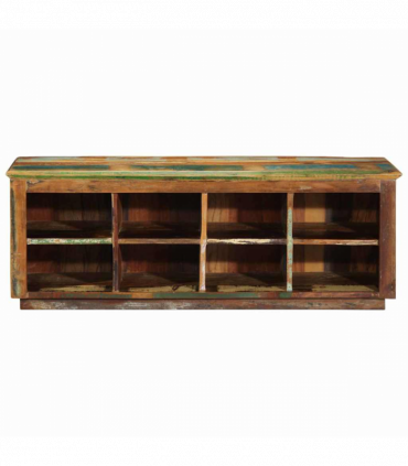vidaXL Shoe Cabinet Brown 110 x 35 x 40 cm Solid Reclaim wood