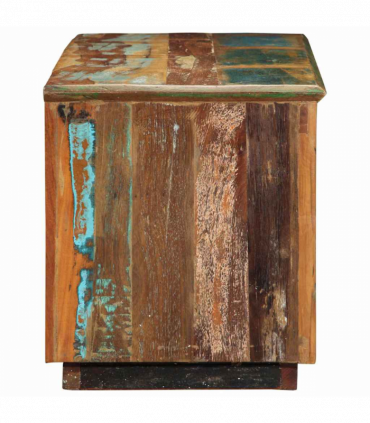 vidaXL Shoe Cabinet Brown 110 x 35 x 40 cm Solid Reclaim wood