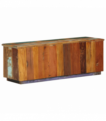 vidaXL Shoe Cabinet Brown 110 x 35 x 40 cm Solid Reclaim wood