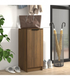 vidaXL Shoe Cabinet Brown Oak 30x35x70 cm Engineered Wood