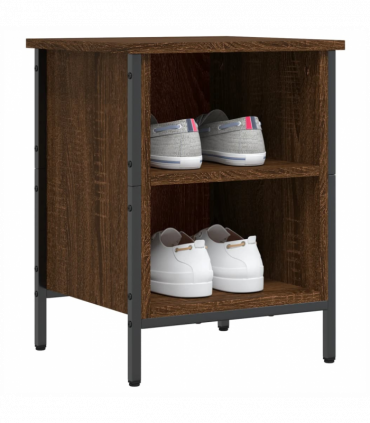 vidaXL Shoe Cabinet Brown Oak 38x35x50 cm Engineered Wood