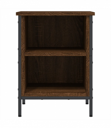 vidaXL Shoe Cabinet Brown Oak 38x35x50 cm Engineered Wood