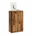 vidaXL Shoe Cabinet Old Wood 59x35x100.5 cm Engineered Wood