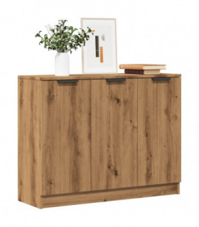 vidaXL Sideboard Artisan Oak 90.5x30x70 cm Engineered Wood