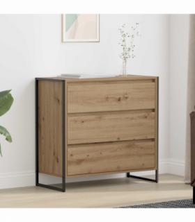 vidaXL Sideboard Artisian Oak 79 x 36 x 75.5 cm Engineered Wood