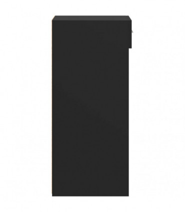 vidaXL Sideboard Black 30x42.5x93 cm Engineered Wood