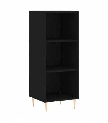 vidaXL Sideboard Black 34.5x32.5x90 cm Engineered Wood