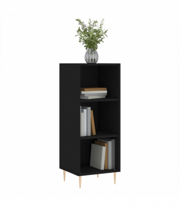 vidaXL Sideboard Black 34.5x32.5x90 cm Engineered Wood