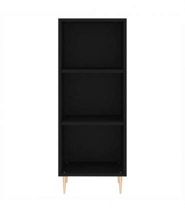 vidaXL Sideboard Black 34.5x32.5x90 cm Engineered Wood
