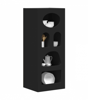 vidaXL Sideboard Black 40 x 35 x 100.5 cm Engineered Wood