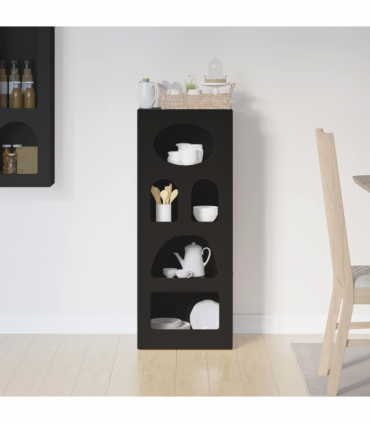 vidaXL Sideboard Black 40 x 35 x 100.5 cm Engineered Wood