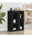 vidaXL Sideboard Black 59 x 35 x 80.5 cm Engineered Wood