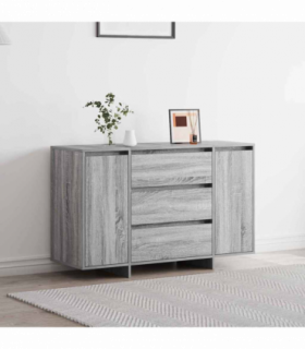 vidaXL Sideboard Grey sonoma 120 x 41 x 75 cm Engineered wood