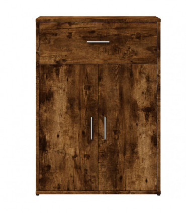 vidaXL Sideboards 2 pcs Smoked Oak 60x30x84 cm Engineered Wood