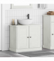 vidaXL Sink Cabinet with Shelf VIGO Antique white 67.5 x 34 x 59 cm