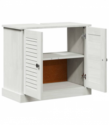 vidaXL Sink Cabinet with Shelf VIGO Antique white 67.5 x 34 x 59 cm