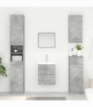 vidaXL Sink cabinet Concrete Grey 38.5 x 41 x 48 cm Engineered Wood