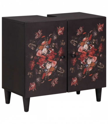 vidaXL Sink cabinet Multicolour 62 x 33 x 58 cm Solid Mango Wood