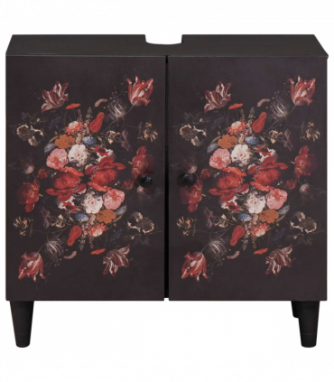 vidaXL Sink cabinet Multicolour 62 x 33 x 58 cm Solid Mango Wood