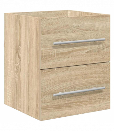 vidaXL Sink cabinet Sonoma Oak 38.5 x 41 x 48 cm Engineered Wood