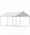 3m x 6m Heavy Duty Galvanized Steel Frame Canopy Vehicle Shelter White