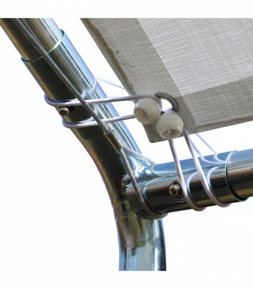 3m x 6m Heavy Duty Galvanized Steel Frame Canopy Vehicle Shelter White