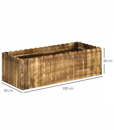 Fir Plant Pot 100Lx 40Wx 30H cm