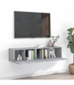 2 Piece TV Cabinet Set Grey Sonoma Engineered Wood