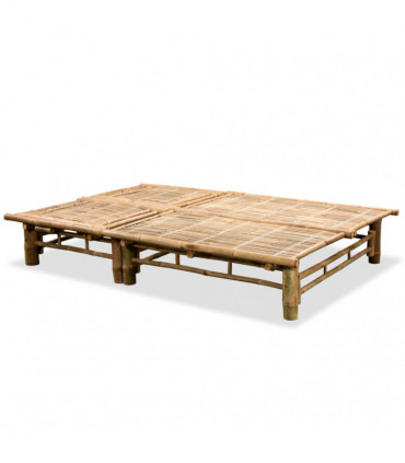 2-Person Sun Lounger Bamboo